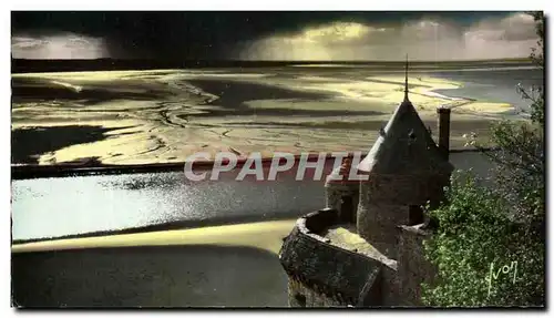 Ansichtskarte AK Le Mont Saint Michel Cote Ouest Vue Sur le Couesnon