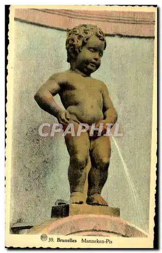 Cartes postales Bruxelles Manneken Pis