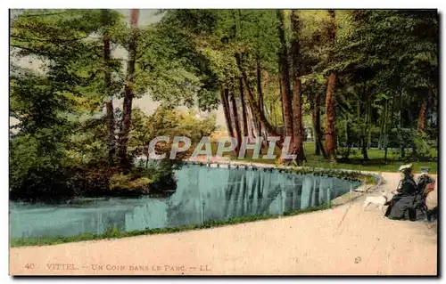 Cartes postales Vittel Un Coin Dans Le Parc