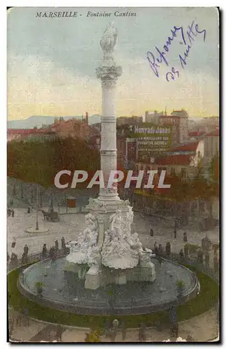 Cartes postales Marseille Fontaine Cantini