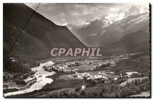 Cartes postales moderne Les Houches Mont Blanc Vue Generale