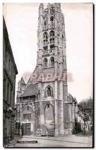 Cartes postales Rouen Tour Saint Laurent