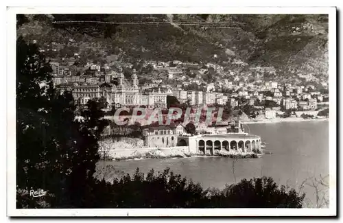 Cartes postales Monte Carlo Vu Des Jardins De Monaco