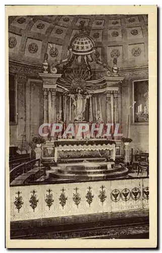 Cartes postales Saujon Eglise Maitre autel Renaissance