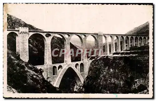 Cartes postales Nouvelle Ligne Electrique De La Vallee De La Tet Le Grand Pont Viaduc Sejourne