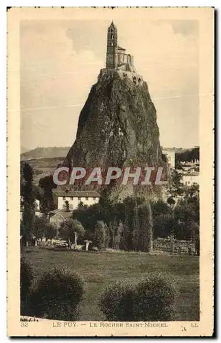 Cartes postales Le Puy Le Rocher Saint Michel
