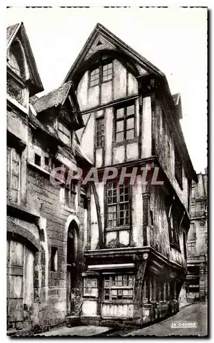 Cartes postales Rouen Vieille Maison Rue Saint Romain