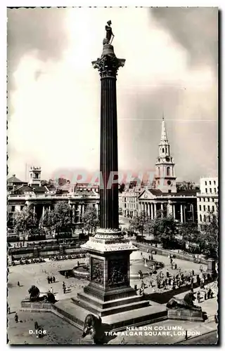 Cartes postales Nelson Column Trapal Square London