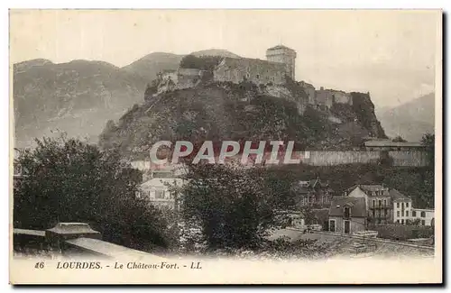 Cartes postales Lourdes Le Chateau Fort