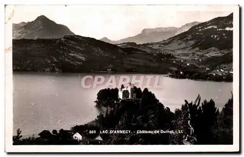 Cartes postales Lac D&#39Annecy Chateau de Duingt