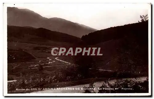 Cartes postales Route du Col D&#39Aspin a Bagneres De Bigorre Le Plateau de Payolle