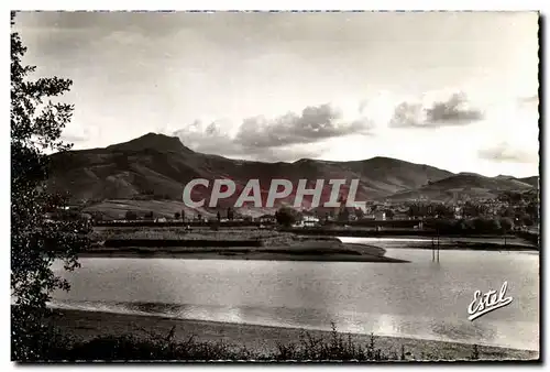 Moderne Karte Hendaye Frontiere Franco Espanole La Bidassoa et Irun vus de la Rive Francaise