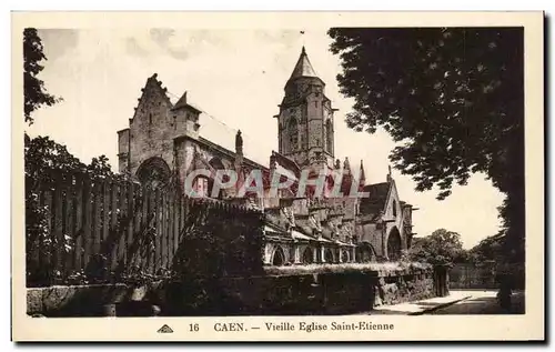 Ansichtskarte AK Caen Vieille Eglise Saint Etienne