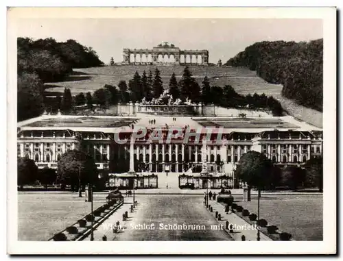 Moderne Karte Wien Schlol Schonbrunn Mit Gloriette