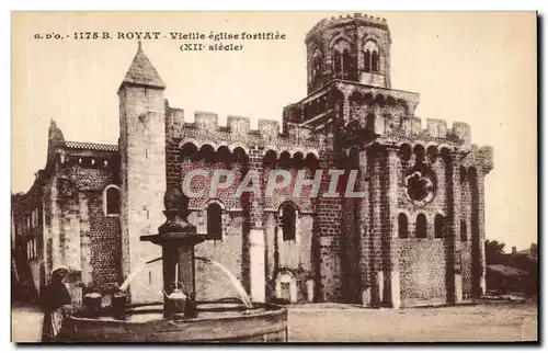 Cartes postales Royat Vieille Eglise Fortifiee