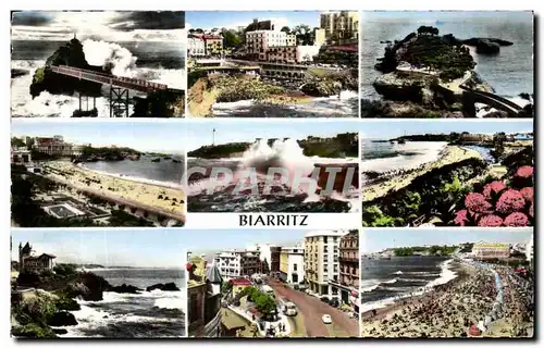 Cartes postales moderne Biarritz Rocher de la Vierge