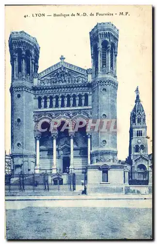 Cartes postales Lyon Basilique de Fourviere