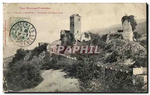 Cartes postales Les Hautes Pyrenees Vallee D&#39Argeles Chateau De Beaucens