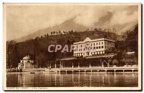 Cartes postales Lago Di Como Villa Cariotta