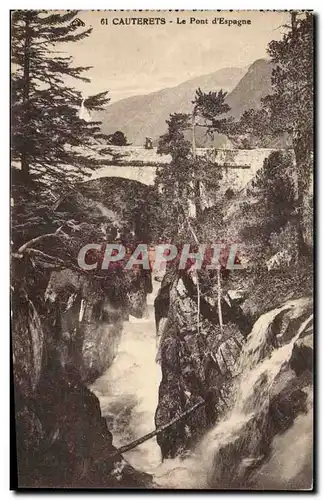 Cartes postales Cauterets Le Pont d&#39Espagne