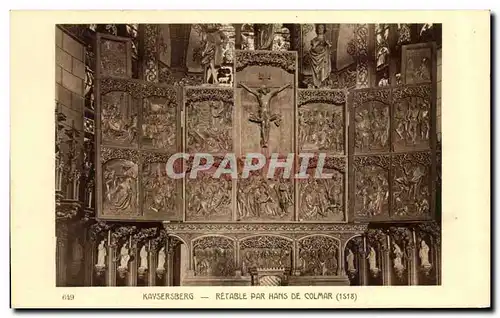 Cartes postales Kaysersberg Retable Par Hams De Colmar