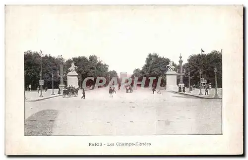 Cartes postales Paris Les Champs elysees