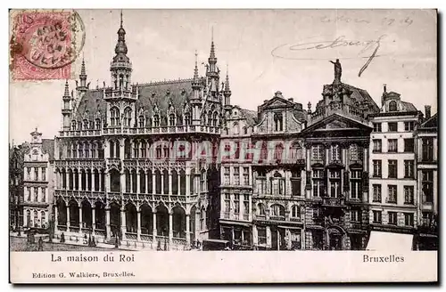 Cartes postales La Maison du Roi Bruxelles