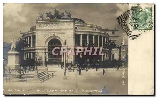 Cartes postales Palermo Politeama Garibaldi