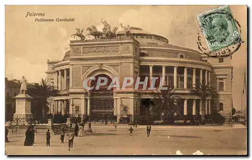 Cartes postales Palemo Politeama Garibaldi