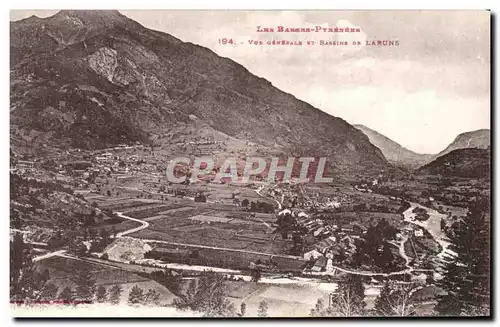 Ansichtskarte AK Les Pyrenees Vue Genenale Et Bassins De Laruns