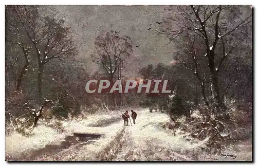 Cartes postales Paysag sous la neige