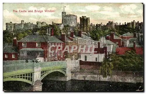 Cartes postales The Castle And Bridge Windsor