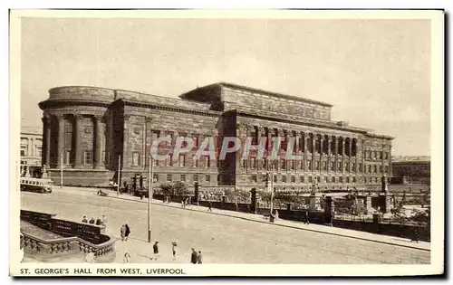 Cartes postales George&#39s Hall From west Liverpool