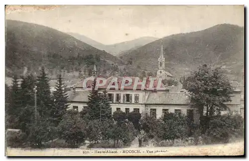 Cartes postales Haute Alsace Moosch Vue Generale