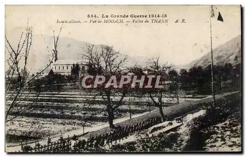 Ansichtskarte AK La Grande Guerre Vue De Moosch Vallee De Thann