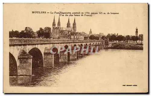 Cartes postales Moulins Le Pont Regemortes