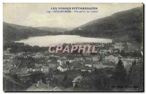 Ansichtskarte AK Les Vosges Pittoresques Gerardmer Vue Prise Du Costet