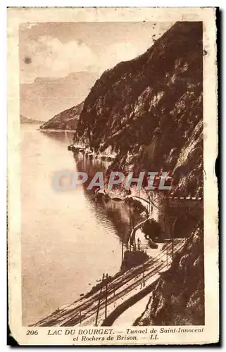 Ansichtskarte AK Lac Du Bourget Tunnel De Saint Innocent Et Rochers De Brison