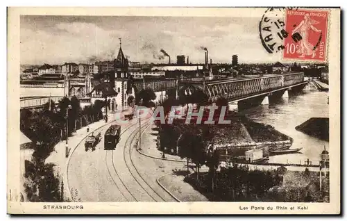 Cartes postales Strasbourg Les Ponts Du Rhin Et Kehi