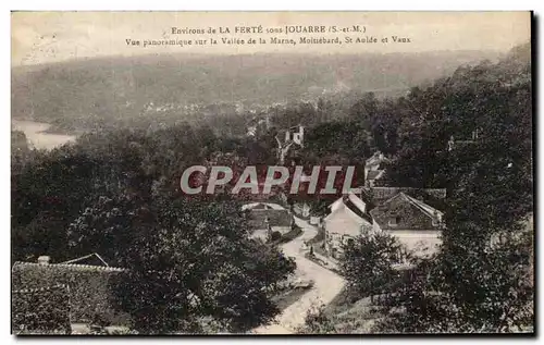 Ansichtskarte AK Environs de La Ferte Sous Jouarre Vue Panoramique sur la Vallee de la Marne Moitiebard St Aulde