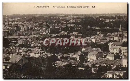 Cartes postales Perigueux Vue Generale Faubourg Saint Georges