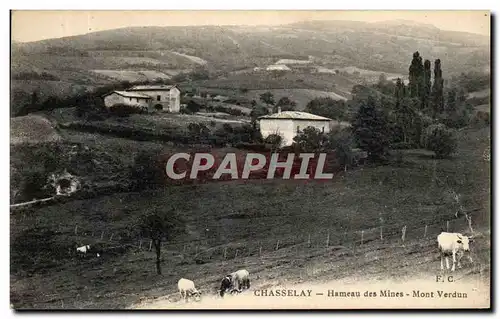 Cartes postales Chasselay Hameau des Mines Mont Verdun