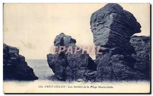 Ansichtskarte AK Prefailles Les Rochers de la Plage Maris Stella