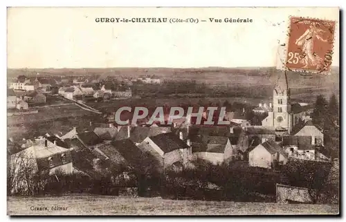 Cartes postales Gurgy le Chateau Vue Generale