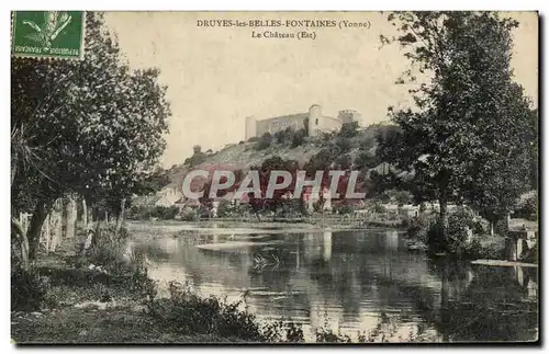 Ansichtskarte AK Druyes les Belles Fontaines Le Chateau