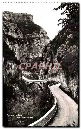 Cartes postales Gorges du Loup Pont de l&#39Abime