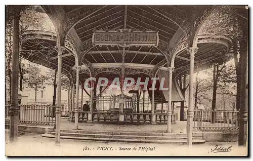 Cartes postales Vichy Source de l&#39Hopital