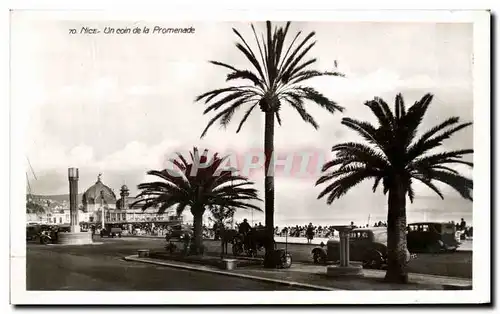 Cartes postales Nice un coin de la Promenade