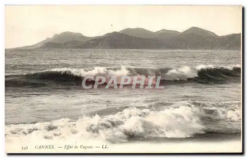 Cartes postales Cannes Effet de Vagues