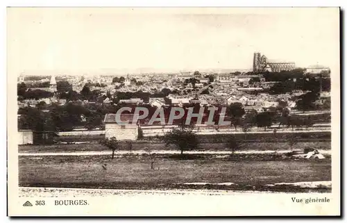 Ansichtskarte AK Bourges Vue generale